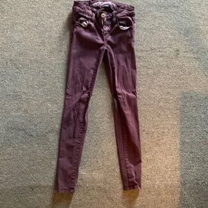 Skinny jeans/ super tight/ color jeans/ American eagle